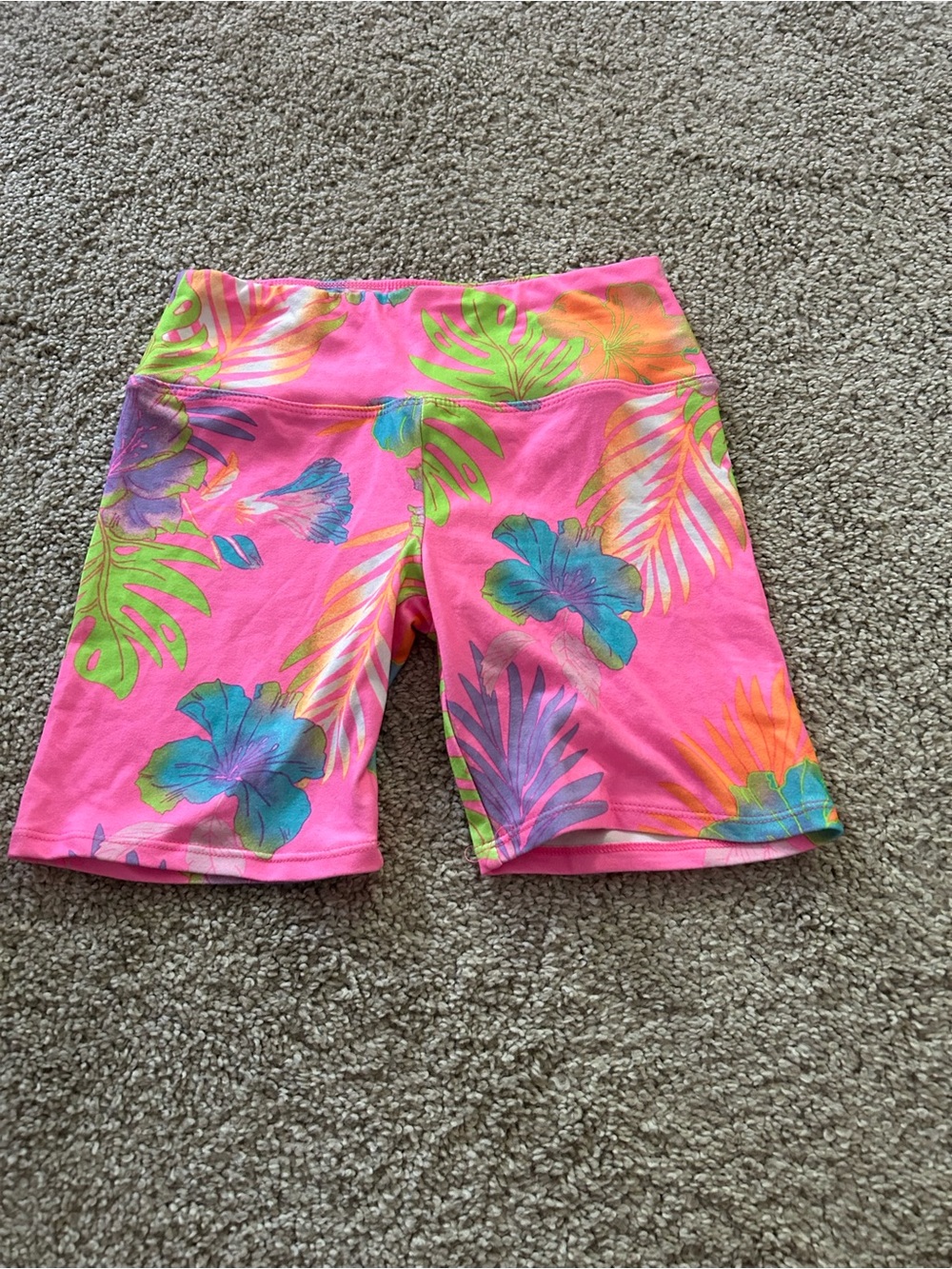 Justice Size 8 Pink Floral Sleep Shorts NWT